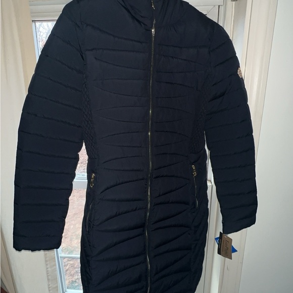 Bernardo Women’s Navy Winter Puffer Jacket Small - Picture 4 of 13